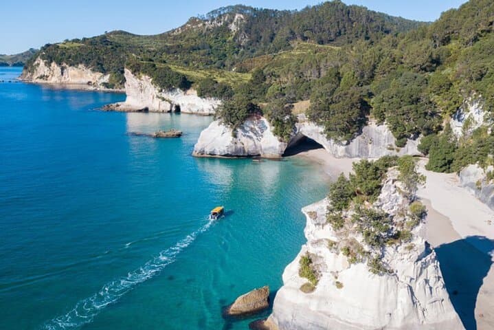 Private Tour: Cathedral Cove, Zipline and Glass Bottom Boat