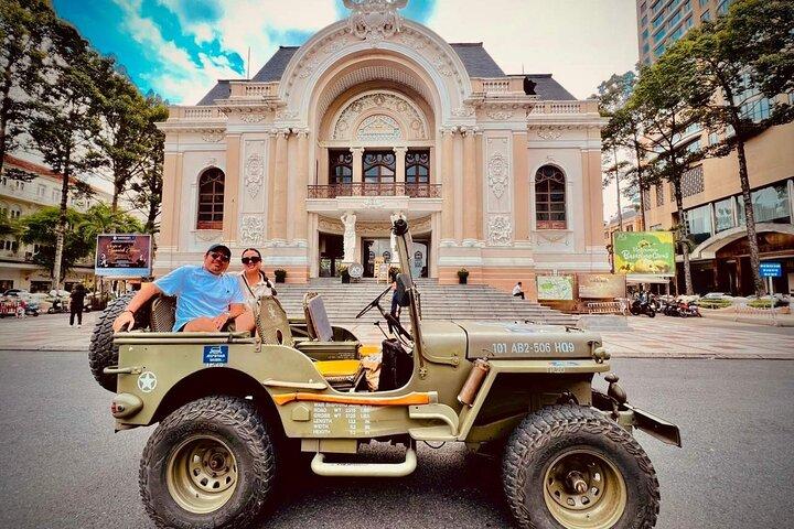 Jeep Saigon Private Half Day Culture and History tour