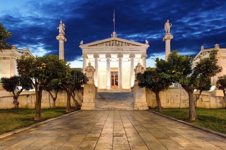 Athens by Night Private Tour with Dinner