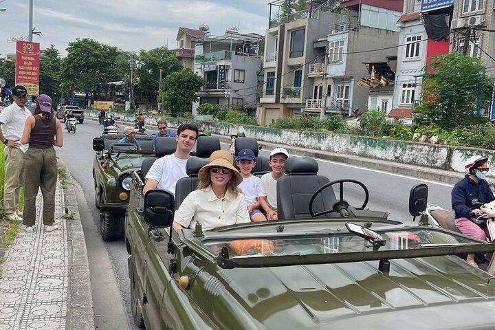 Exploring Jeep Tour Through the Red River Delta