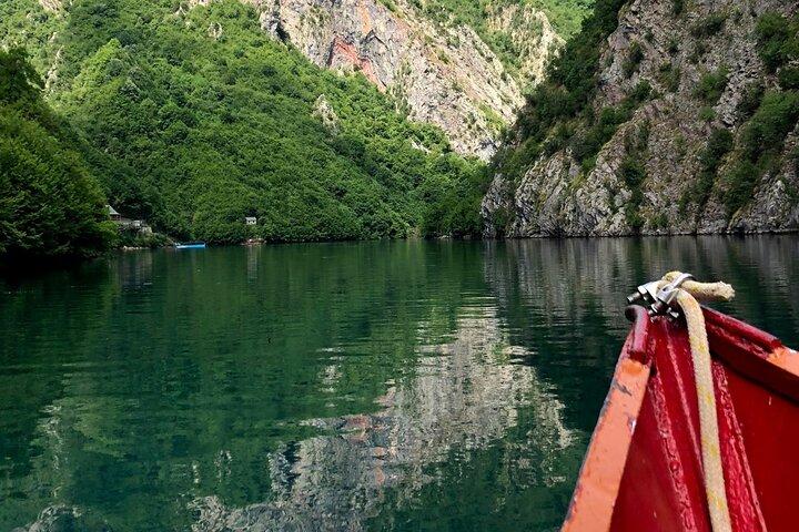 From Tirana/Durres/Golem: Shala River and Komani Lake Day Trip