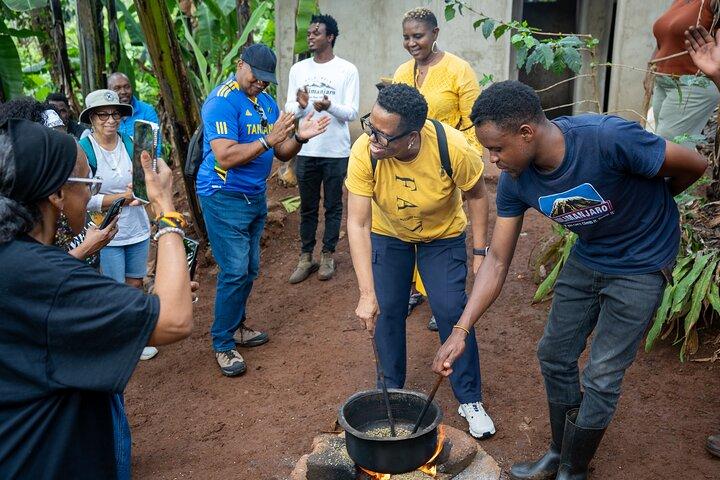Serval Wildlife Coffee Tour with Local Chagga Tribe