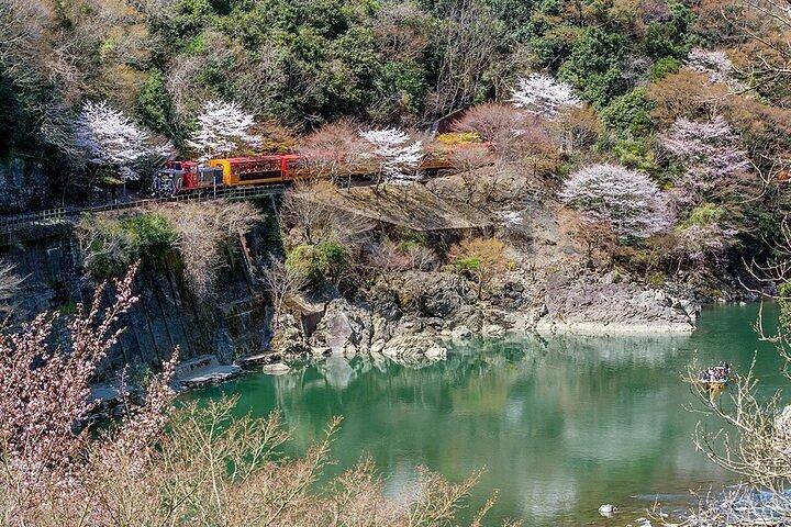 Kyoto Hozugawa River Boat Sagano Romantic Train Tour