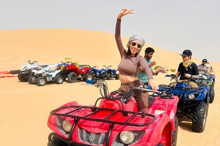 Abu Dhabi 4 hour Desert Safari, Dune Bashing and Camel Ride
