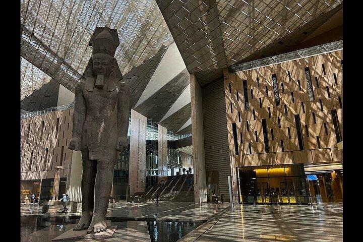 Giza Pyramids, Sphinx & Grand Egyptian Museum & Nile Felucca