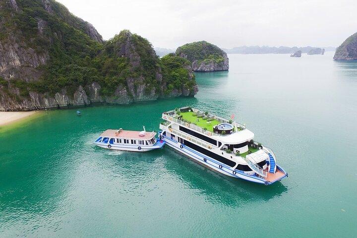 From Hanoi: Halong Bay Luxury Day Tour by La Casta Cruise