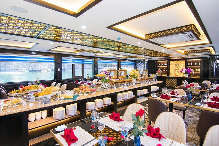 From Hanoi: Halong Bay Luxury Day Tour by La Casta Cruise