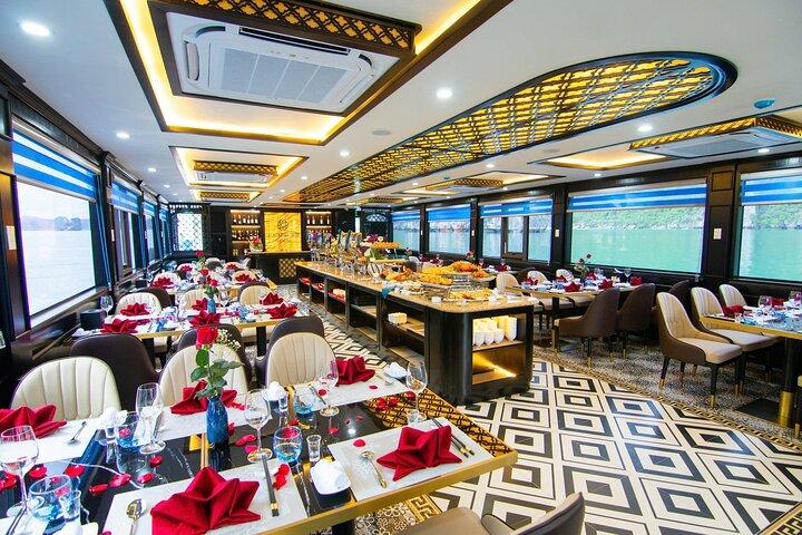 From Hanoi: Halong Bay Luxury Day Tour by La Casta Cruise