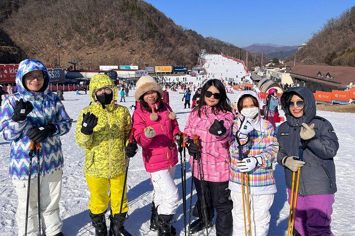 From Seoul: Elysian Gangchon Snow Adventure: Daily Ski tour