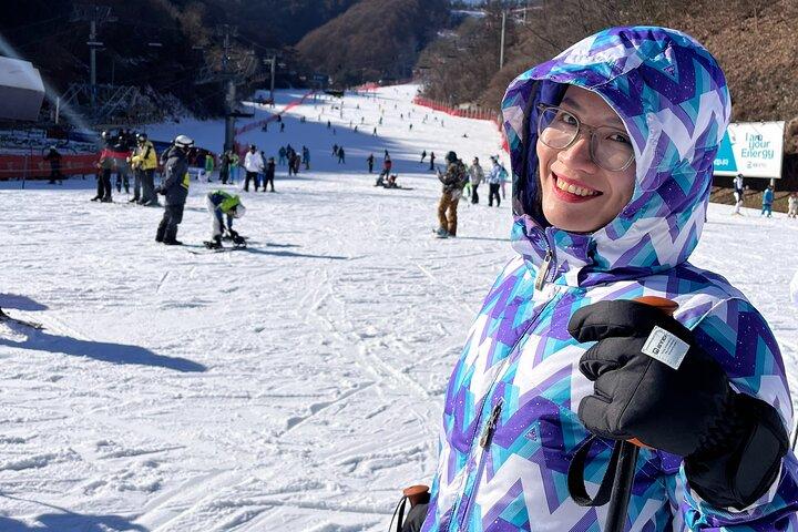 From Seoul: Elysian Gangchon Snow Adventure: Daily Ski tour