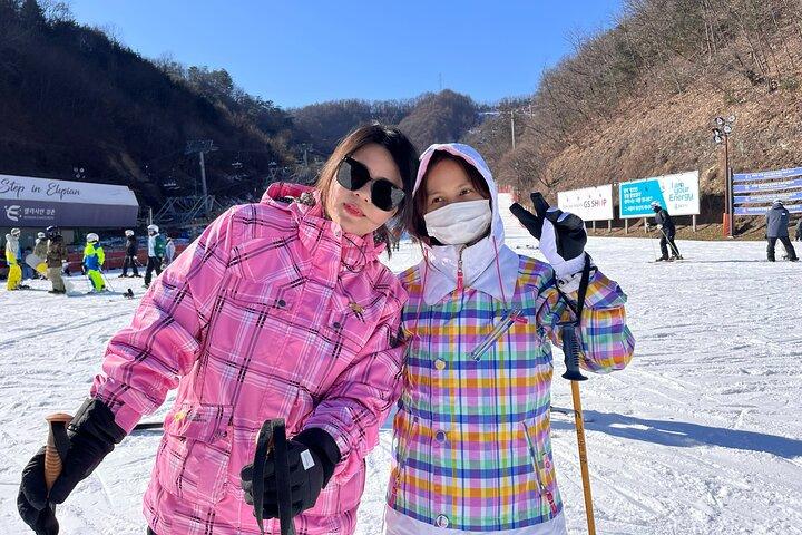 From Seoul: Elysian Gangchon Snow Adventure: Daily Ski tour