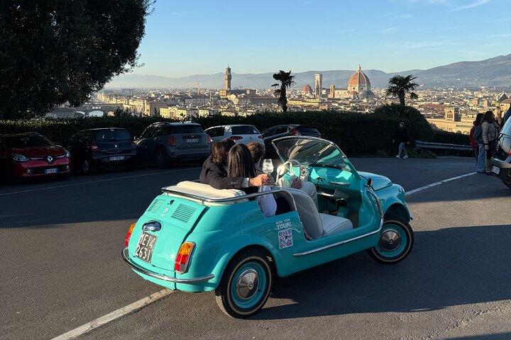 Florence Panoramic Tour in an Electric Fiat 500 Cabrio + Picnic