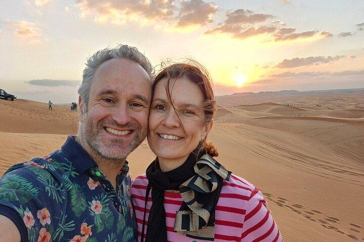 Dubai Morning Desert Safari with dune bashing & sand boarding