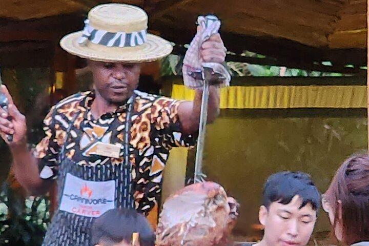 Lunch at Carnivore Restaurant in Nairobi