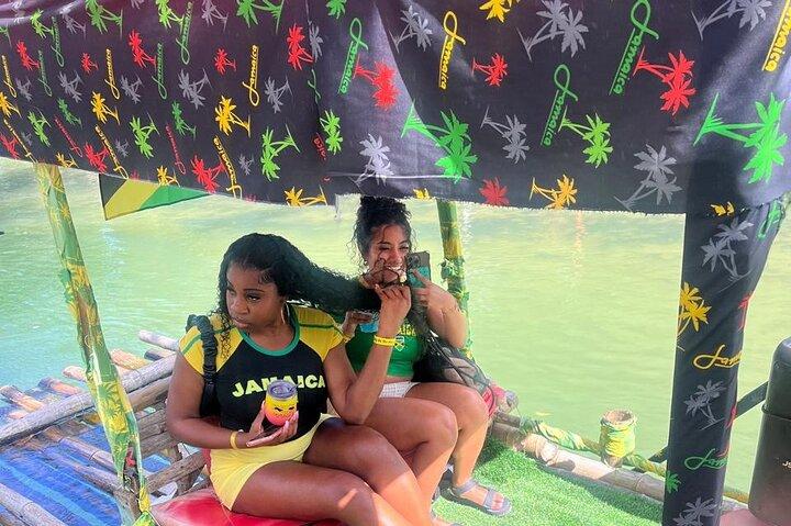 Dunn River Falls and Bamboo River Rafting in Ocho Rios Jamaica.