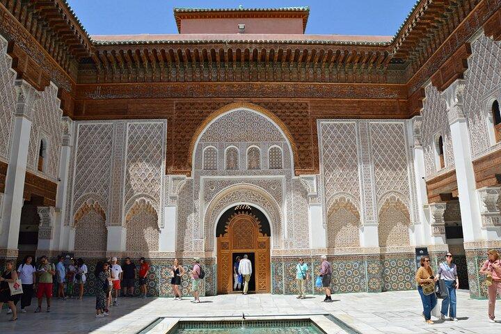Marrakech: Madrasa Ben Youssef, Secret Garden & Souks