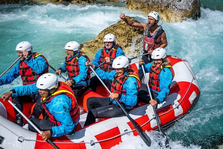Whitewater Rafting on the Soča River in Bovec, Slovenia