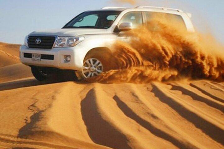 Dubai 4X4 Desert Safari , Camel Ride ,4 Live Shows, BBQ Dinner