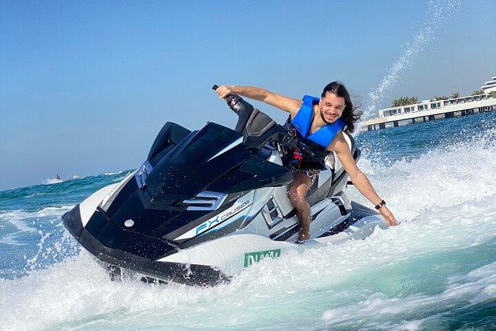 Jet Ski Tour in Dubai duration 1H Burj al Arab and Atlantis palm