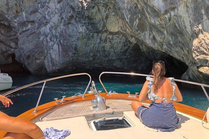 Capri First to Blue Grotto Semi Private Boat Tour from Sorrento