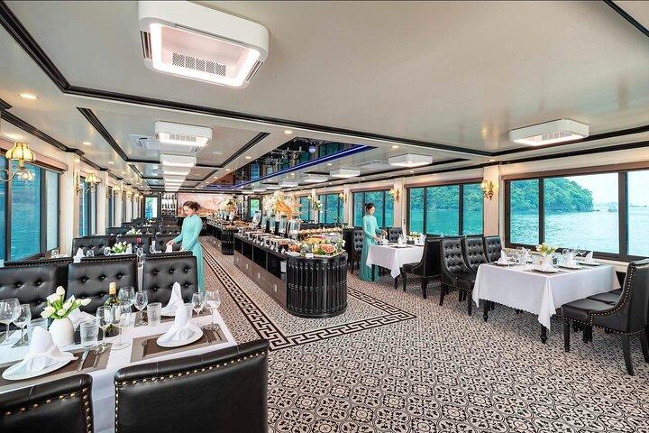 Hanoi 5 Star Sonata Cruise Ha Long Bay Day Trip with Live Music