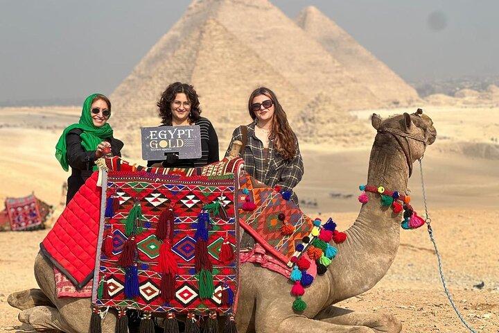 Cheap Day tour Giza Pyramids, Grand Egyptian Museum,Felucca
