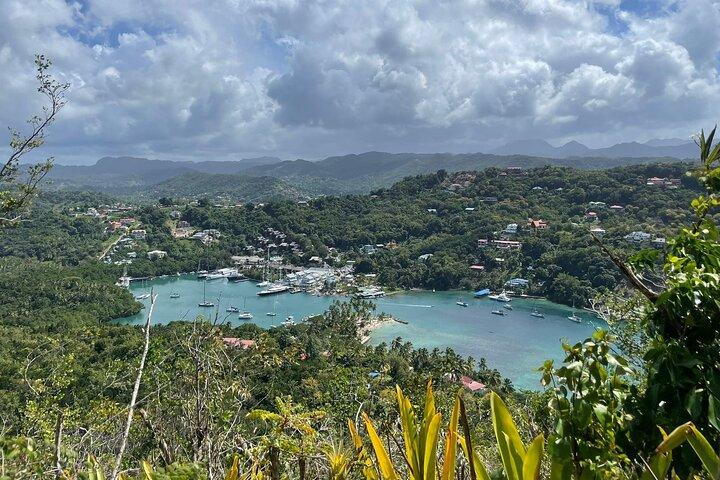 St. Lucia Marigot Bay Walking and Trekking Tour and Beach Stop