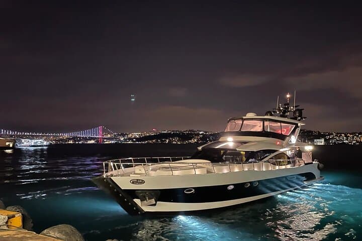 Istanbul Bosphorus Night Cruise Experience on Luxury Yacht