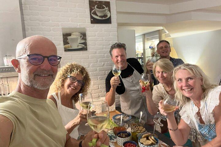 Fresh pasta workshop, Salento wine tasting, and social dinner.
