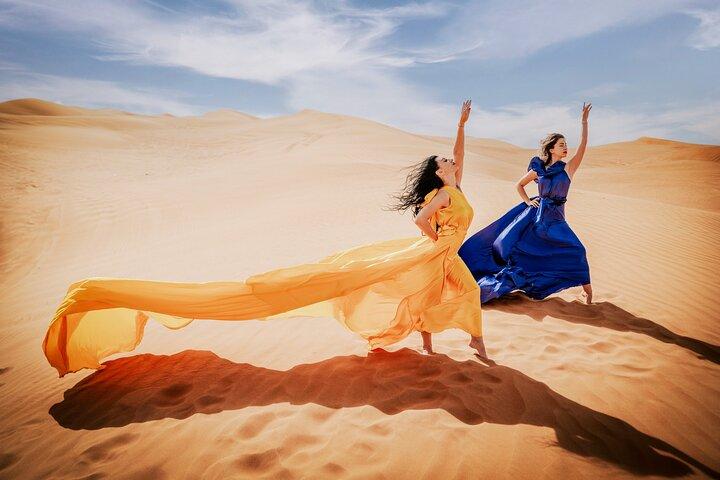 Dubai Flying Gown Photo Session