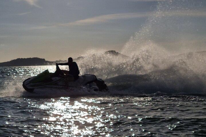 Jetskiing on Patong Bay