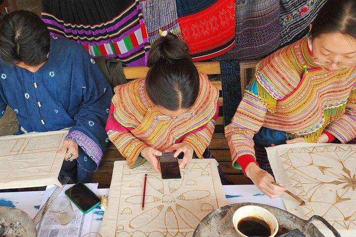 Hmong Batik Workshop Tour Create Your Own Textile in Sapa Hanoi