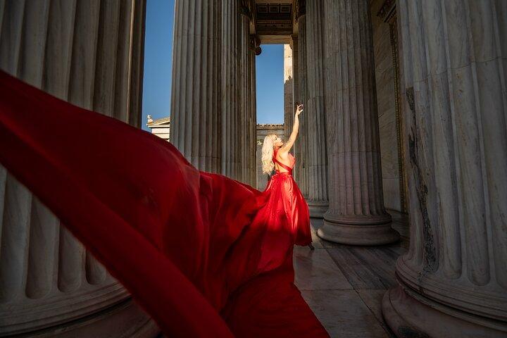 Athens-Greece: Book a FLYING DRESS Photoshoot Experience