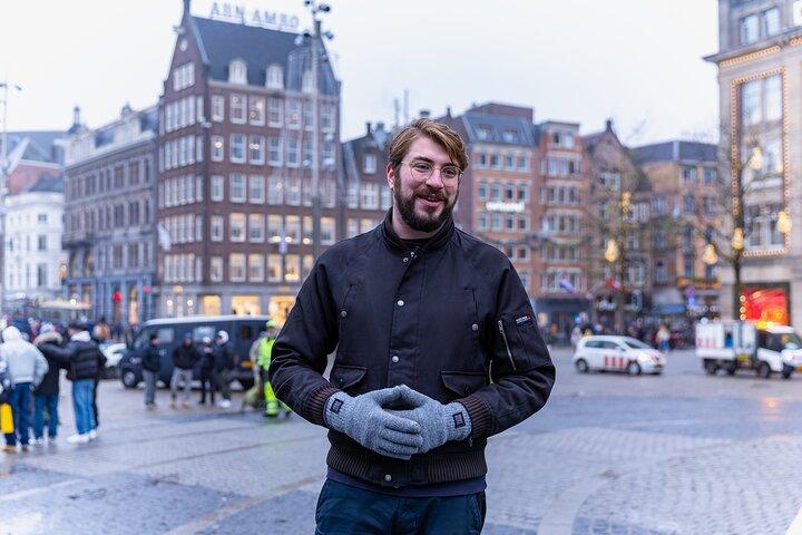 Private Schiphol Layover: Amsterdam Walk & Canal Cruise