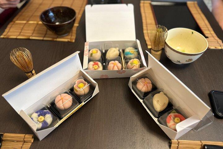 Japanese Sweets Making with Tea Ceremony in Private Studio