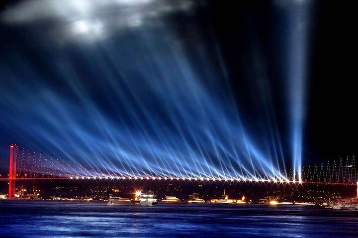 Istanbul Small Group Luxury Night Cruise Experience on Bosphorus