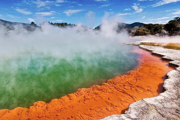 Wai-O-Tapu Geothermal Valley, & Hot River