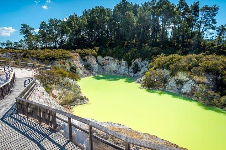 Wai-O-Tapu Geothermal Valley, & Hot River