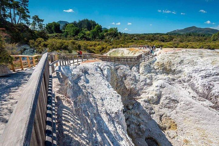 Wai-O-Tapu Geothermal Valley, & Hot River