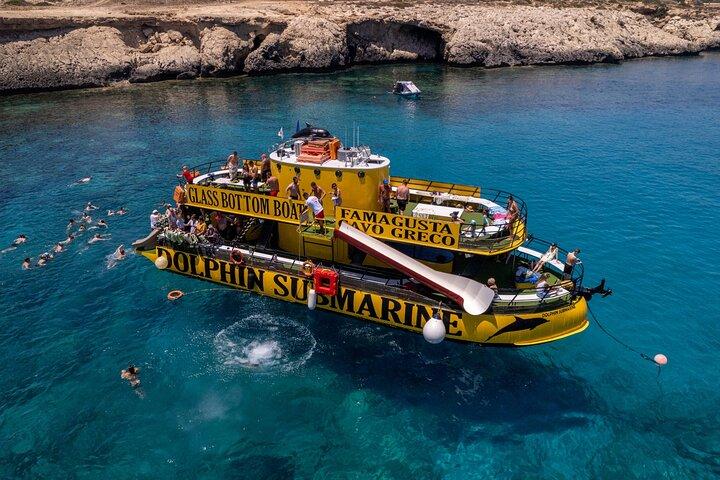 Glass Bottom Boat Dolphin Cruise to Blue Lagoon and Turtle Cove