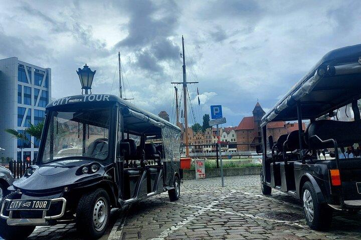 GDANSK City Tour by Golf Cart Live Guide & City Sightseeing 60min