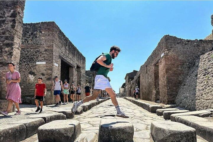 From Sorrento: Pompeii and Mount Vesuvius Day Trip with Guide