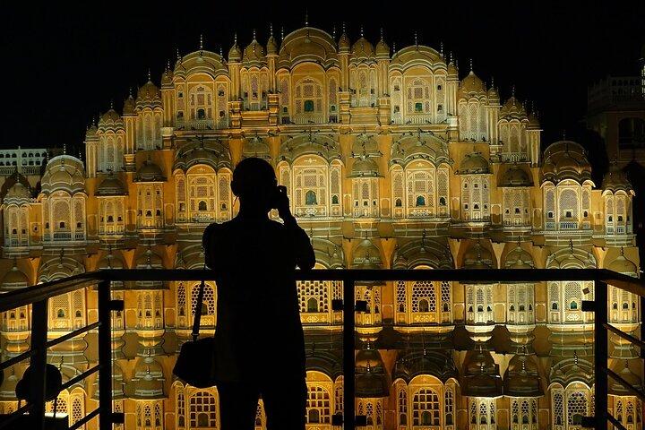 Jaipur by Night Evening Tour with Nahargarh Fort Views