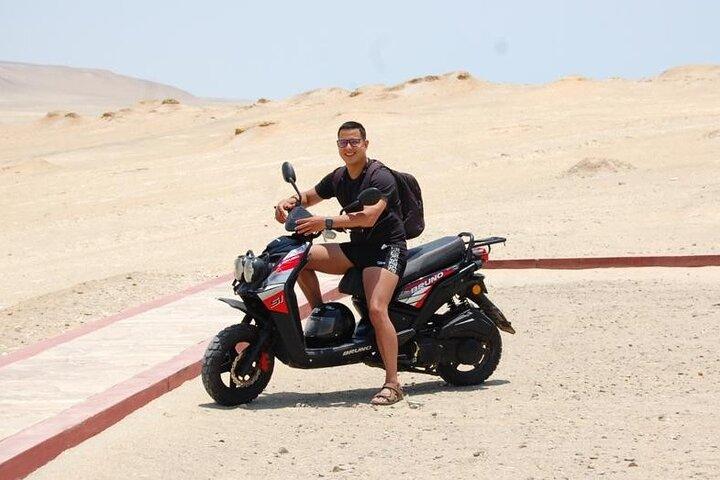 Visit the Paracas National Reserve on a SCOOTER