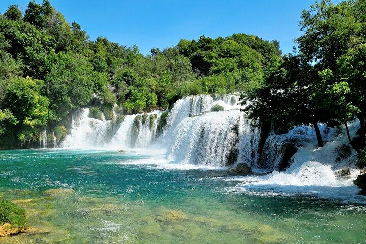 Krka Waterfalls Tour-Trip from Split and Skradin City Sightseeing