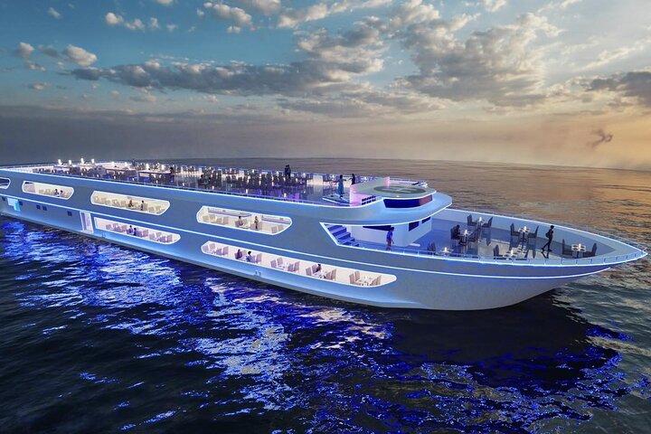 Luxury White Dinner Cruise with Seafood Buffet from Bangkok