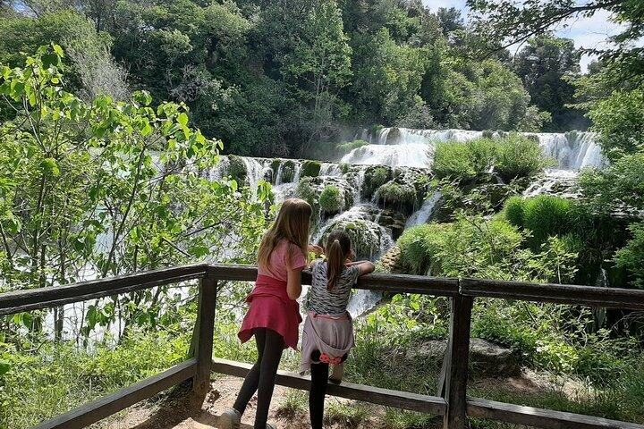 Krka Waterfalls Tour-Trip from Split and Skradin City Sightseeing
