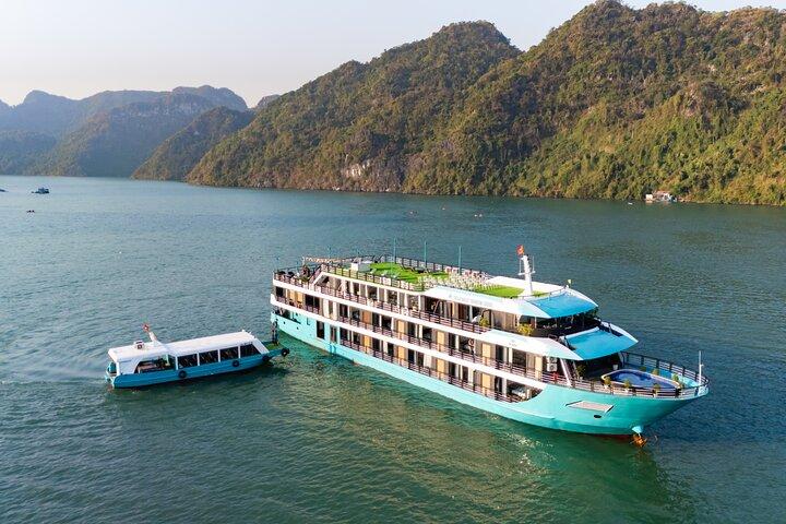 Halong Bay 2D1N Cruise Tour, Full Meals, Caves, Kayak &Transfer