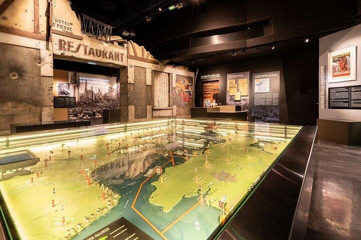 Caen: Memorial Museum Ticket with D-Day Landings Audio Tour & Map