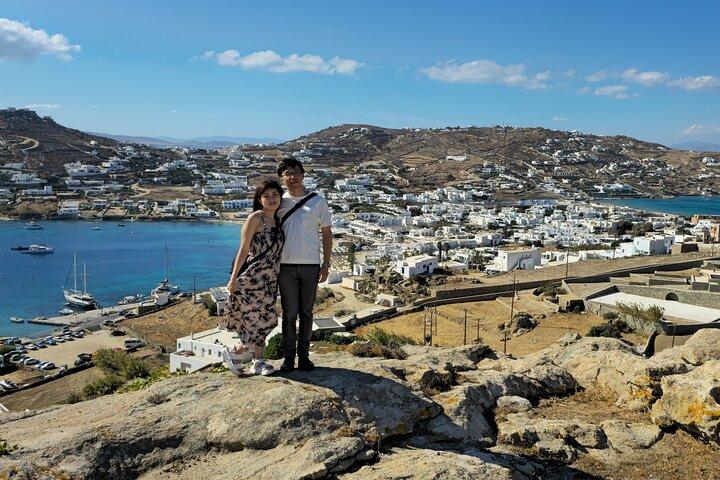 Private Mykonos Island Sightseeing Tour with a local SUV